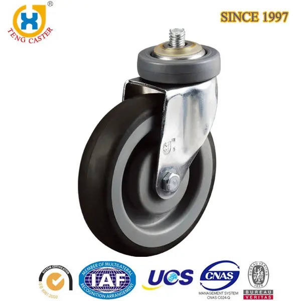 Escalator Caster For Shopping Trolley